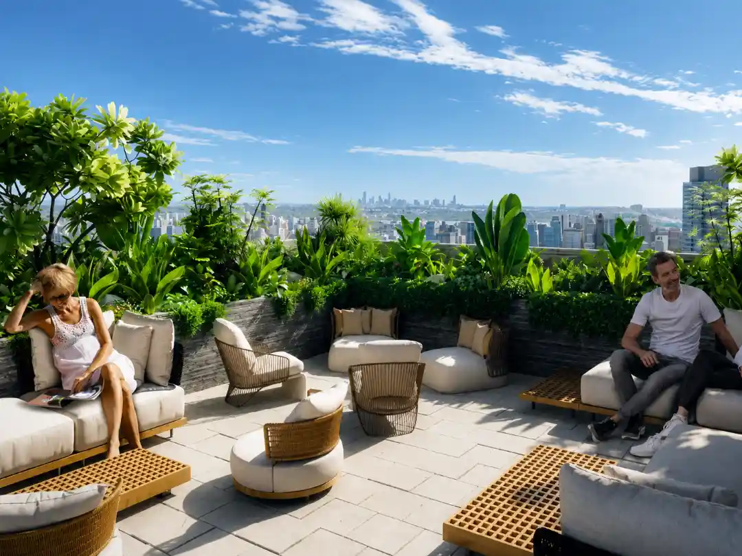 Rooftop Seating Area